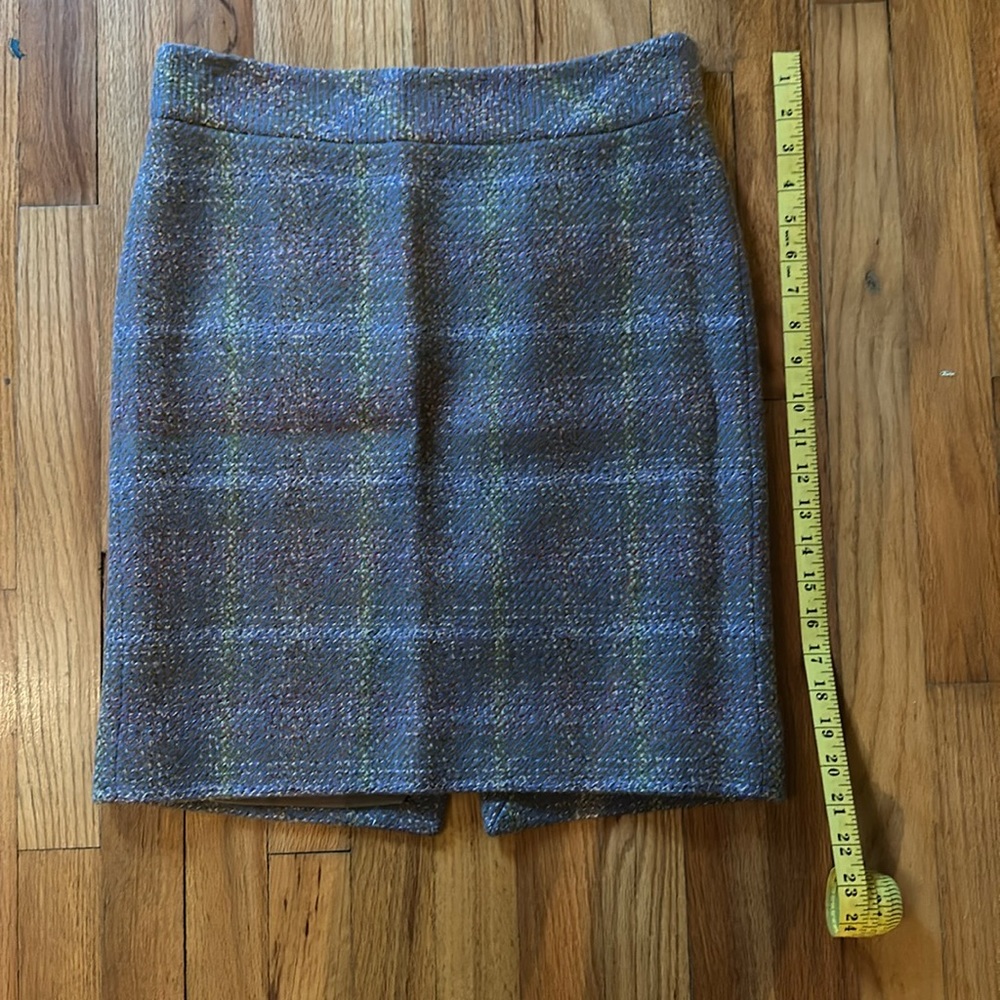 J. Crew Pencil Skirt, plaid